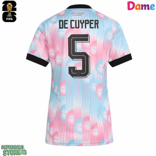 Belgien Maxim De Cuyper #5 Replika Udebanetrøje Dame VM 2026 Kortærmet